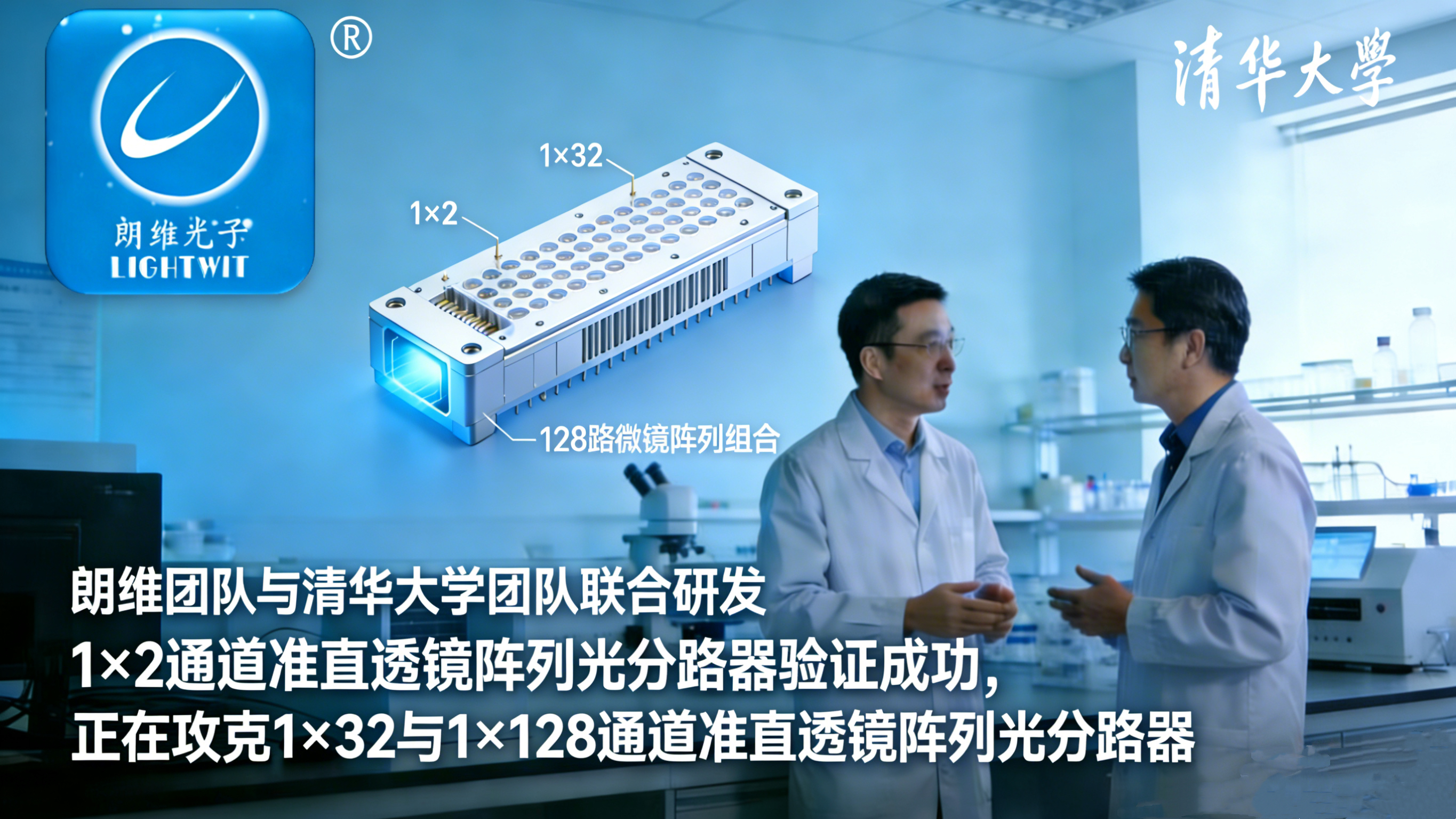 朗维光子与清华大学携手，攻坚高通道微透镜阵列技术